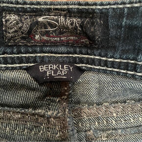 Silver Jeans Berkley Flap Straight Leg Jeans Size 29 - Picture 4 of 8
